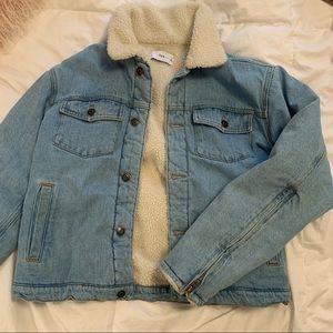 Tna Sherpa Jean jacket